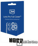 3mk Protection LENS PRO FULL COVER kameravédő edzett üveg 1db - ÁTLÁTSZÓ - 2.5D lekerekített szél, karcálló, 9H, felhelyezést segítő keret - APPLE iPhone 11 Pro / iPhone 11 Pro Max