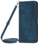  STRIPE Husa portofel cu curea Sony Xperia 5 V albastra