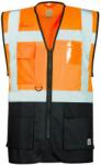 ARDON Vestă reflectorizantă SIGNAL - Oranj / neagră | 3XL (H5915/3XL)
