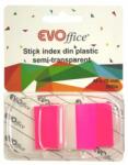 Evo Jelölőcímke 25x44mm, 50lap, műanyag EVOffice pink (EV6D10RO) - best-toner