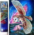 NORIMPEX - Puzzle Pictura cu diamant: Zborul bufniței 30x40cm - 1 - 39 piese