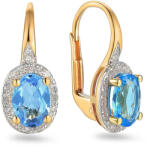 Heratis Forever Topáz fülbevaló 2, 24 ct Nyla gyémántokkal IZBR891NBT