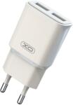 XO L92C 2.4A töltő (Fehér) - dupla USB csatlakozó