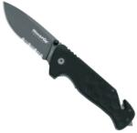Fox Knives Black Fox ACTION, titánium bevonatú penge, G10 markolat, 19, 5 cm, BF-738 TI (BF-738 TI)