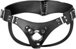 Strap U Bodice Corset Style Strap On Harness Black