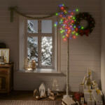 vidaXL 200 LED-es bel-/kültéri színes fűzfa karácsonyfa 2, 2 m (328687)