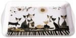 Fridolin Rosina Wachtmeister fémtálca - Cats Sepia - 32x2x19 cm (VR-19492)