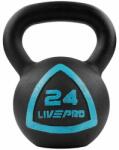 LIVEPRO - Solid Cast Iron Kettlebell - Tömör öntöttvas Kettlebell - 24 Kg