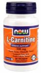 NOW Now - L-carnitine 500 Mg - Purest Form, Clinically Tested - 30 Kapszula