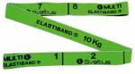 SVELTUS - Multi Elastiband Green 10 Kg + Qr Code - Fitnesz Erősítő Gumi - 10 Kg Ellenállás - Zöl