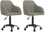 vidaXL 2 buc gri deschis 330668