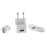 Sencor SCO 515-000WH USB töltő készlet fehér (SCO515-000WH)