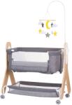 Chipolino Patut Co-Sleeper Chipolino Heart 2 Heart graphite (KOSH2H02301GT) - strollers