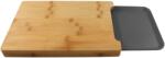 Hit Tocător din bambus cu tavă HIT - 38 x 26 cm (24501180) Tocator