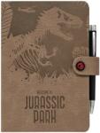 Erik Set notebook cu stilou Erik Movies: Jurassic Park - Welcome to Jurassic Park, format A5 (CBA5003)