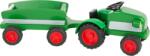 Legler Tractor din lemn cu picior mic cu siding verde (DDLE11006)