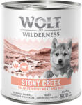 Wolf of Wilderness 6x800g Wolf of Wilderness Junior Expedition nedves kutyatáp - Stony Creek - Szárnyas marhával