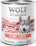 Wolf of Wilderness 6x800g Wolf of Wilderness nedves kutyatáp - Stony Creek - Szárnyas marhával