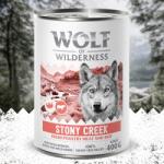 Wolf of Wilderness 6x400g Wolf of Wilderness Adult "Expedition" - Sok friss szárnyassal nedves kutyatáp - Stony Creek - Szárnyas marhával