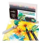 Alex Bog Set de Carioci Alex Bog Deluxe Brush Acuarelable 20 Piese