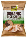 RiceUP! Barnarizs chips, 25 g, RICE UP "Bio", chia maggal és quinoával (KHK608)