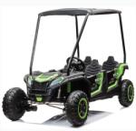Hollicy UTV electric pentru 4 copii, Kinderauto Racing 600W 24V 14Ah, premium, culoare verde