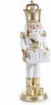 Decorer Figurina Spargatorul de Nuci cu calendar Advent alb 17x19x59 cm (A55.34.98)