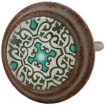 Clayre & Eef Buton mobila din fier multicolor 4x7 cm (63295deco)