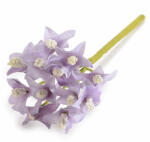 Decorer Set 192 flori artificiale violet 2.5x13 cm (A56.43.23)