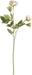 Bizzotto Trandafir artificial 4 flori roz pudrat 39h (BI0171763)