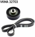 SKF Set curea transmisie cu caneluri SKF VKMA 32703 (VKMA 32703) - automobilus