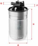SOFIMA filtru combustibil SOFIMA S 4424 NR (S 4424 NR) - automobilus