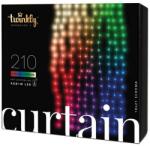 Twinkly Curtain IP44 Okos fényfüggöny, 210 LED, Bluetooth, Wifi, 2, 1m x 1, 5 m (TWW210SPP-TEU)