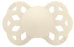 BIBS Suzeta Infinity, Silicon, Tetina Simetrica, 0 Luni +, Ivory (441216C)