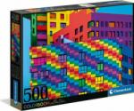 Clementoni Puzzle Clementoni Color Boom Squares 500 Piese Carton Multicolor (35094) Puzzle