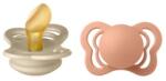 BIBS Set 2 Suzete Couture Latex, Tetina Anatomica, 0 Luni + (SETCOUTURELATEX1)