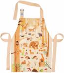 ThreadBear design Șorț pentru copi animale de pădure Forest Friends Apron ThreadBear cu un strat protector de la 3-6 ani (TB4135)