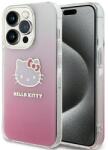 Hello Kitty Husa IML Gradient Electrop Kitty Head case for iPhone 15 Pro Max - pink - vexio