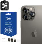 3mk Folie de protectie Camera spate 3MK pentru Apple iPhone 15 Pro, Sticla Securizata, Neagra (fol/ca/3mk/ai1/st/ne) - vexio
