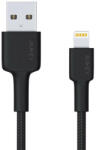 AUKEY CB-AL05 2m Lightning la USB, Nylon Negru (CB-AL05)