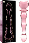 IBIZA Nebula Model 21 Dildo Borosilicate Glass 20.5x3.5cm Pink Dildo