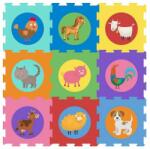 Smily Play Állatos habszivacs puzzle szőnyeg - 9 darabos készlet (SP84501)