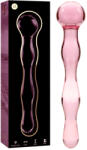 IBIZA Nebula Model 13 Dildo Borosilicate Glass 18x3.5cm Pink Dildo