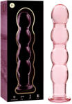 IBIZA Nebula Model 10 Dildo Borosilicate Glass 16.5x3.5cm Pink Dildo