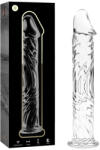 IBIZA Nebula Model 12 Dildo Borosilicate Glass 17x3.5cm Clear Dildo