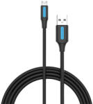 Vention Cable USB 2.0 A to Micro USB Vention COLBI 3A 3m black (COLBI) - mi-one