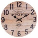 4home Ceas de perete Vintage port, diam. 34 cm, lemn