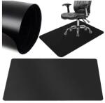 Ruhhy matt-fényes kétoldalas védőszőnyeg szék alá, 90x130cm, fekete