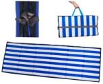 Malatec IsoTrade Strand matrac, PVC, összecsukható, 2x205x70cm, kék / fehér szín