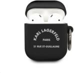  Karl Lagerfeld Rue St Guillaume szilikon tok Airpods 1/2 Fekete